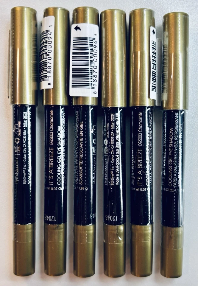 6 Styli Style It's A Breeze Cooling Gel Eye Shadow EGS003 Chamomile - Image 1 of 1