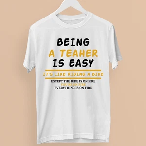 Das Fahrrad Ist Brennend T-Shirt Your 'Re Motorrad Fahrer Biker Geschenk - Imagen 1 de 24
