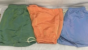 Vintage Iridescent Shorts Swim Trunks Surf Men’s 80s Road Rags Bundle of 3 Pair - Picture 1 of 20