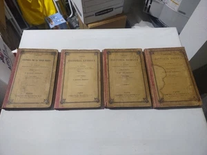 4 VOLUMES HISTORIA ROMANA, ANTIGUA, GRIEGA & DE LA EDAD MEDIA SPANISH 1893/1894 - Picture 1 of 22