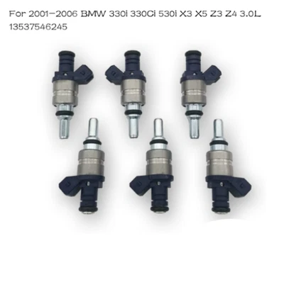 6X Inyectores de combustible 13641439800 para BMW 330i 330Ci 530i X3 X5 Z3 Z4 2001-2006 3,0 L Foto 1 de 4
