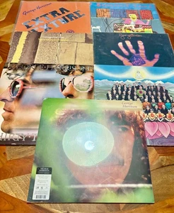 6 GEORGE HARRISON BEATLES LPS LOT Self Titled SEALED  RARE ZAPPLE  Dark Horse - Picture 1 of 1