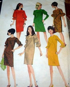 *LOVELY VTG 1960s DRESS McCALLS Sewing Pattern MEDIUM - Picture 1 of 1