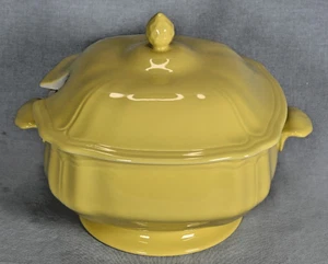Vintage 60er Jahre Terrine & Deckel Sears Federalist Ironstone Buttercup gelb 4239 - Bild 1 von 9