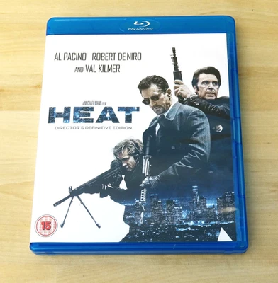 HEAT (DIRECTOR'S DEFINITIVE ED) (1995) (15)  BLU-RAY DE NIRO PACINO CULT ACTION! - Image 1 of 4