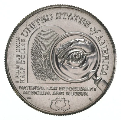 2021 Unc Law Enforcement Memorial and Museum Commemorative Half Dollar - Image 1 of 3