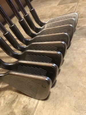 Ping Eye 2 Men’s Left Hand Complete Iron Set 3-PW Black Dot New Grips - Image 1 of 4