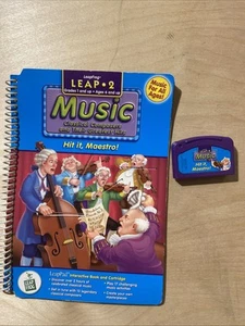 Leapfrog LeapPad Leap 2 Music Hit it, Maestro! Interactive Book & Cartridge MZ - Picture 1 of 8
