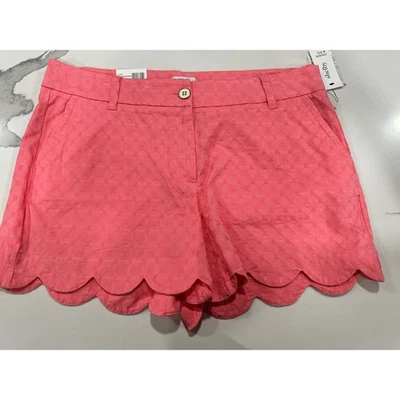 Pantalones Cortos Crown & Ivy Shelby Rosa Dobladillo Festoneado Mujer Talla 12 Nuevos con Etiquetas Foto 1 de 4