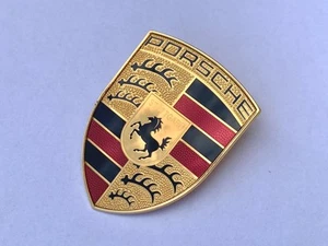 Porsche 911 991 981 997 987 970 718 9Y0 Original Wappen Emblem Ornament - Bild 1 von 2