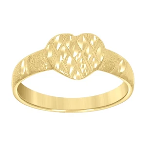 Anillo corazón oro amarillo 10k para mujer - Imagen 1 de 1