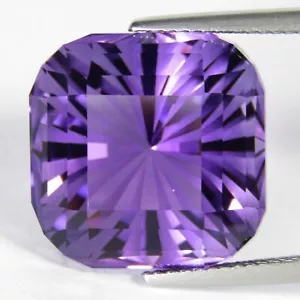 21,44 kt echter natürlicher Amethyst 16,1 mm Mode Meister Kissenschliff lose Edelsteine - Bild 1 von 4