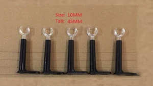 Soporte de tubo de letrero de neón tamaño 10 mm y alto 45 mm/accesorio de soporte/soporte de tubo cantidad 5 N007 - Imagen 1 de 1