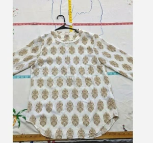 Women's Small J Crew Pattern Blouse - Picture 1 of 6