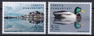 Turkey 2022 Birds, Ducks, Water 2 MNH stamps - Picture 1 of 1