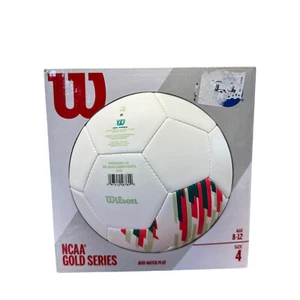 NCAA Wilson Gold Series Avid Match Play Vanquish Soccer Ball size 4 (age 8-12) - Picture 1 of 6