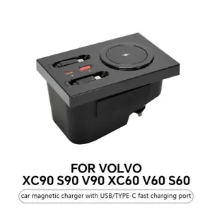 SuperFast Charging explansion dock Type-C For Volvo XC60 XC90 S90 V90 V60 s60 - Picture 1 of 11
