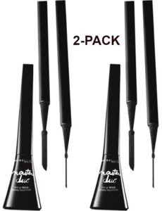 2 Maybelline Eyestudio Master Duo 2-in-1 Glossy Liquid Liner, 500 Black Lacquer - Picture 1 of 5