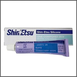 Shin-Etsu KE-45 Silicone One Component RTV 100g 2 Color - Made in Korea - Picture 1 of 4