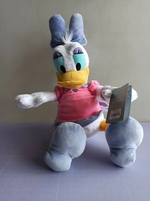 Disney Daisy Duck Medium Soft Toy  Mittlere Größe Kuscheltier (33 x 17 x 15cm) - Bild 1 von 4