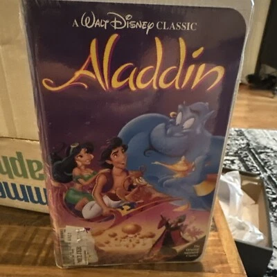 Walt Disney's Aladdin VHS Tape RARE Black Diamond Classic #1662 - Bild 1 von 4