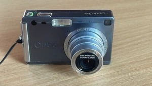 . Pentax Optio S4i 4.0MP Compact Digital Camera + Battery Case Steel Grey - Picture 1 of 8