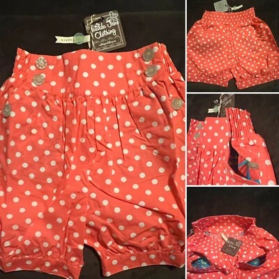 NEW NIB Matilda Jane Hello Lovely! Retro Dream Shorts Size 10 Spring 2015 Coral - Image 1 of 4