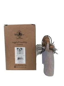 Willow Tree Angel of Friendship Ornament, Sculpted Hand-Painted Figure - Picture 1 of 8