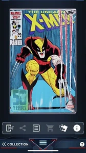 SUPER RARO 50 AÑOS DE LA SERIE WOLVERINE 1-TOPPS MARVEL COLECCIÓN - Imagen 1 de 1