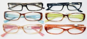(LOT OF 6) BRAND NEW - I.LINE EYEGLASSES READERS +1.50 ASSORTED COLORS - Picture 1 of 8
