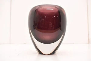 Kaj Franck Unique Clear Black Glass Art 1958 Blown Rare Sign Finland Nuutajärvi - Picture 1 of 9