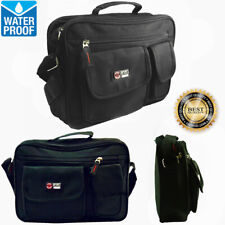 Black Waterproof Messenger Shoulder Satchel Business Briefcase Hand Bag