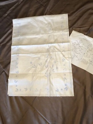 Paragon Needlecraft Linen Scarf for Embroidery ~ #0538 ~ Floral ~ Instructions  - Image 1 of 4