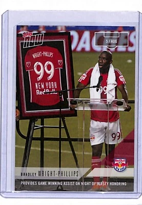 2018 Topps Now MLS #65 Bradley Wright-Phillips - Impresión 53 - Camiseta ¡Honor! Foto 1 de 2