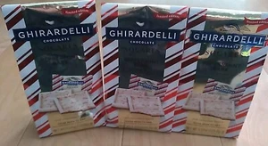 (3) Ghirardelli Chocolate 4.57 Oz Limited Edition Peppermint Bark Squares - Picture 1 of 5