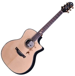 Crafter KTB-1000 Prestige TB G-1000c GA Acoustic Guitar Bird Inlay Pickup Preamp - Picture 1 of 6