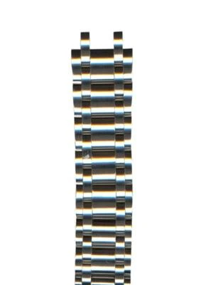 Correa de reloj de acero inoxidable tono plata 21 mm marca Swiss Army para hombre VIC-001180  Foto 1 de 4