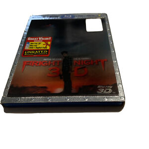 Fright Night (3D Blu-ray/Blu-ray/DVD) w/ Rare Lenticular Slipcover. LIKE NEW**