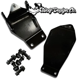  C10 LS LT Engine Swap Motor Mounts Brackets Holley Hooker Blackheart BHS511 - Bild 1 von 4