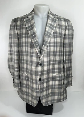 Chaqueta Blazer SAMUELSOHN - CACHEMIR/SEDA a Cuadros para Hombres 44 R Foto 1 de 4
