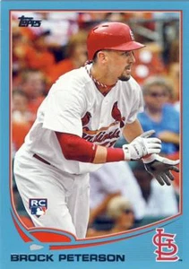 (78) 2013 Topps Update BROCK PETERSON Walmart Blue Rookie Cardinals #US282 LOTE - Imagen 1 de 1