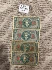 LOT OF 4 Military Payment Series 641 $5 Notes