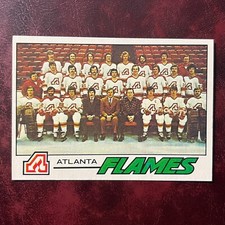 1977-78 Topps Set ATLANTA FLAMES TEAM CHECKLIST #71 UNMARKED NR-MINT *HIGH GRADE