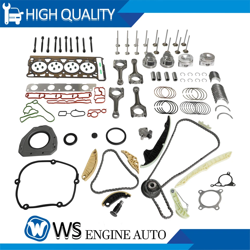 For 2.0 T Audi Q5 VW A4 Jetta CCTA CAE CCZ Pistons Engine Overhaul Rebuild Kit - Image 1 of 4