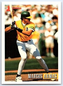 1993 Bowman Marcos Armas Rookie Oakland Athletics #429