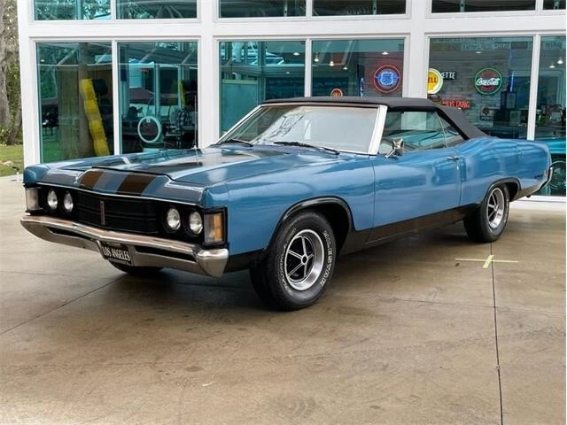 1969-1972 Mercury Marquis Monterey трансформируемый верх пластиковые окна и подушечки черный - Изображение 1 из 1