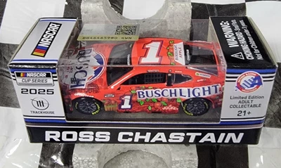 21+ Ross Chastain #1 BUSCH LIGHT APPLE Con FOIL 2025 Chevrolet 1:64 CX12565BLARZ - Immagine 1 di 4