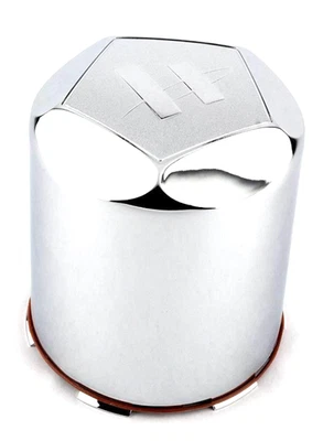 Tapa central de rueda Helo cromada push-thru 8 orejetas X-Tall para pieza HE791 Maxx # 791B142 Foto 1 de 4