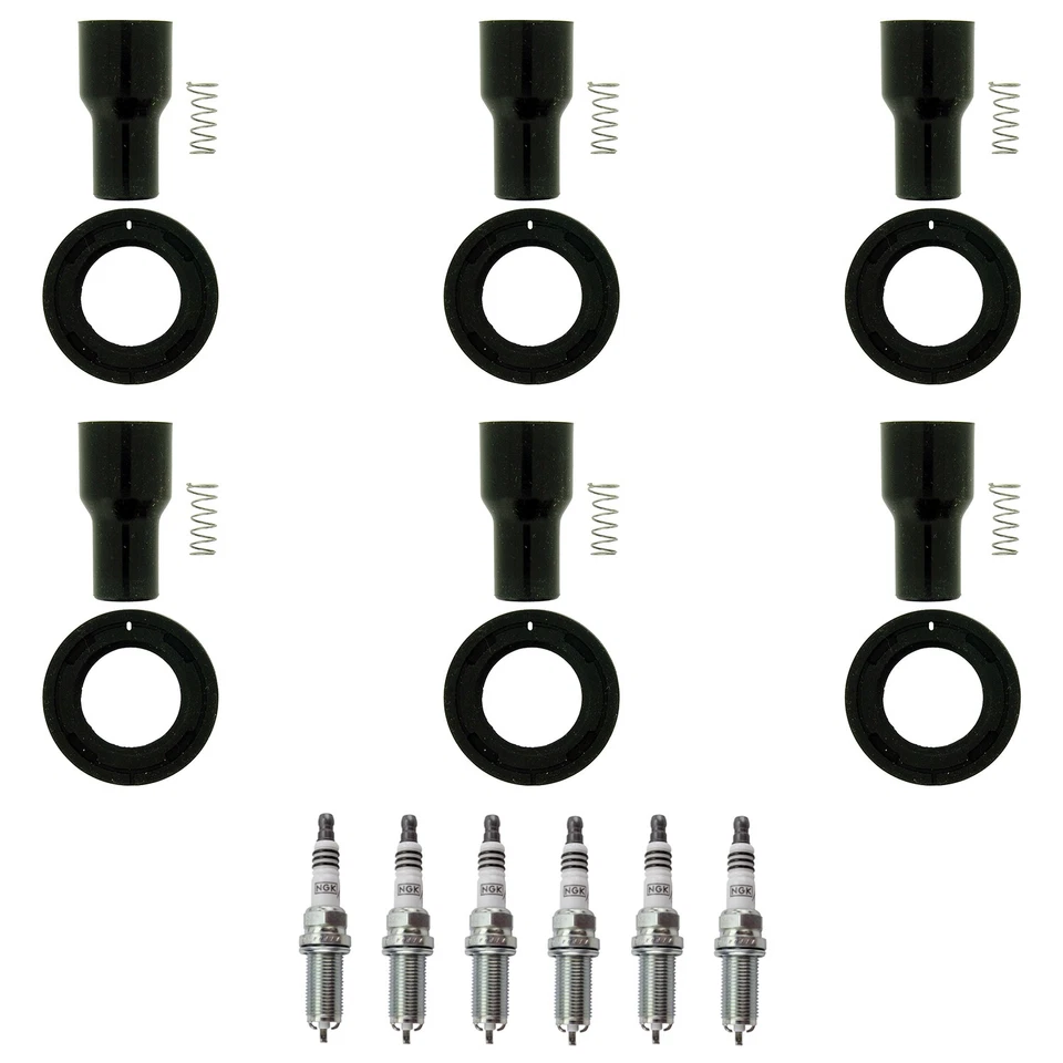 Láser NGK 6 Iridio H. I. Kit de 6 botas bobinas bujías para GS350 GS450h IS250 V6 Foto 1 de 1