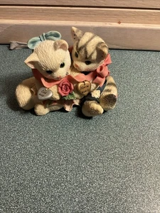 Vintage Calico Kittens Cold Nose Warm Heart - Picture 1 of 5